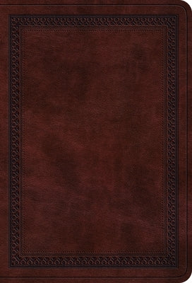 ESV Value Large Print Compact Bible (Trutone, Mahogany, Border Design) by Esv Bibles