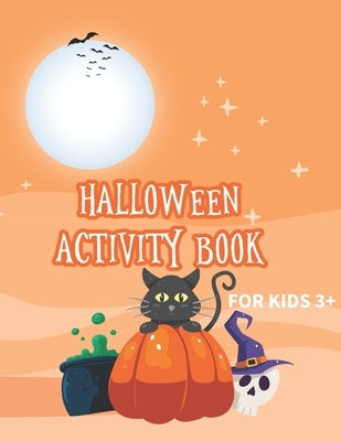 Halloween activity book for kids 3+: Halloween activity coloring book book for kids with word search by 101, Introvert