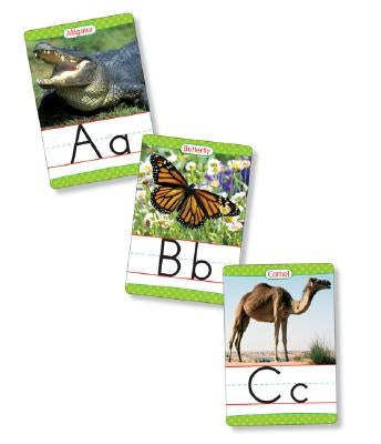 Animals from A to Z Manuscript Alphabet Set: 26 Ready-To-Display Letter Cards with Fabulous Photos of Animals by Blood, Danielle