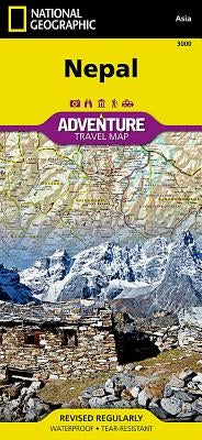 Nepal Map by National Geographic Maps
