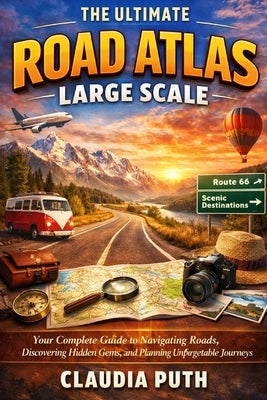 The Ultimate Road Atlas Large Scale: Your Complete Guide to Navigating Roads, Discovering Hidden Gems, and Planning Unforgettable Journeys by Puth, Claudia
