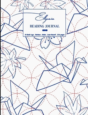 Ellipsis Reading Log: 50 Log Journal - White by Books, Ellipsis
