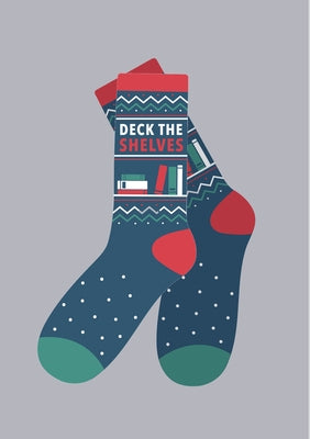 Deck the Shelves Cozy Socks - Small by Out of Print