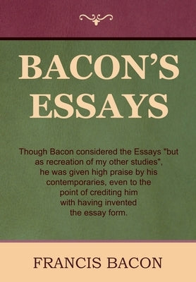 Bacon's Essays by Bacon, Francis