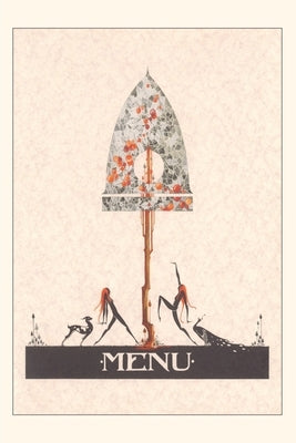 Vintage Journal Art Nouveaum Menu, Dog and Peacock by Found Image Press