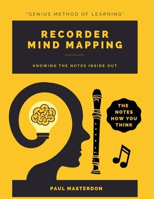 Recorder Mind Mapping: A Mnemonically Color-Coded Recorder Fingering Chart Book: With Unique Player's Eye View by Masterdon, Paul
