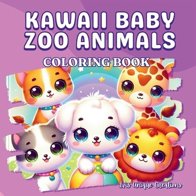 Kawaii Baby Zoo Animals, Coloring book by Unique Creations, Ivis