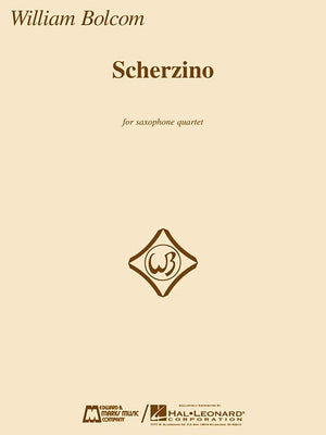 Scherzino: Saxophone Quartet by Bolcom, William