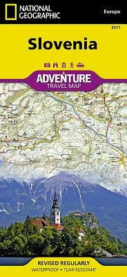 Slovenia Map by National Geographic Maps