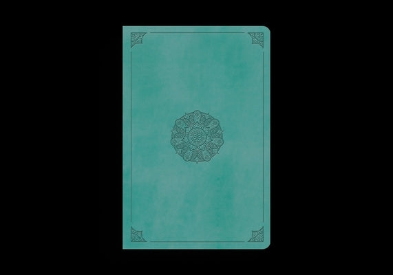 ESV Value Compact Bible, Red Letter (Trutone, Turquoise, Emblem Design) by 