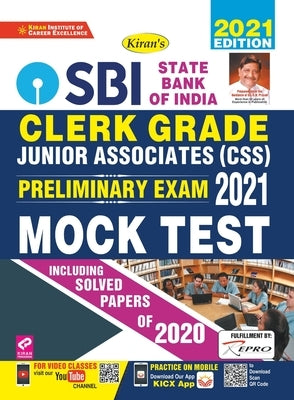 SBI Clerk Grade JA (CSS) & JAA Prelim. Exam-S.Fast Practice Sets-E-26 Set 2021 by Unknown