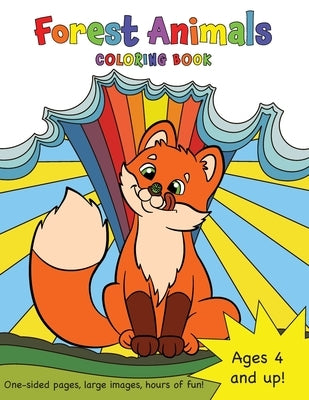 Forest Animals Coloring Book for Kids Ages 4-8! by Books, Engage
