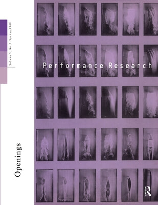 Performance Research V5 Issu 1 by Allsopp, Ric