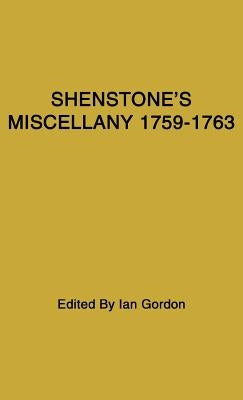 Miscellany 1759$1763. by Shenstone, William