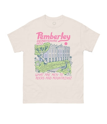 Jane Austen's Pride and Prejudice - Pemberley Unisex T-Shirt Large by Out of Print