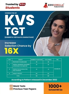 KVS TGT Book 2023: Trained Graduate Teacher (English Edition) - 8 Mock Tests and 3 Previous Year Papers (1000 Solved Questions) with Free Access to On by Edugorilla Prep Experts