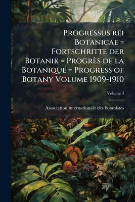 Progressus rei Botanicae = Fortschritte der Botanik = Progrès de la Botanique = Progress of Botany Volume 1909-1910; Volume 3 by Association Internationale Des Botaniste