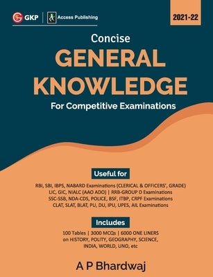 Concise General Knowledge by Bhardwaj, A. P.