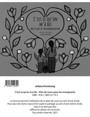 C'Est Ce Qu'on m'a Dit Plan de Cours by Armstrong, Juliana