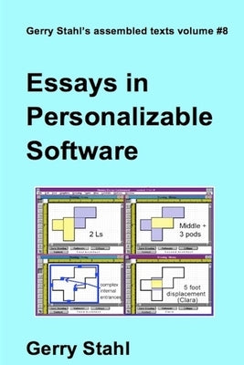 Essays In Personalizable Software by Stahl, Gerry