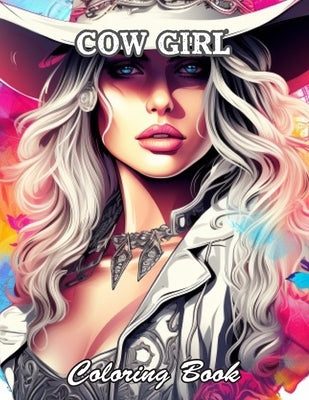 Cow Girl Coloring Book: High Quality +100 Beautiful Designs by Wright, Nina
