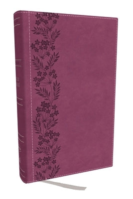 NKJV Holy Bible, Personal Size Large Print Reference Bible, Pink, Leathersoft, 43,000 Cross References, Red Letter, Comfort Print: New King James Vers by Thomas Nelson