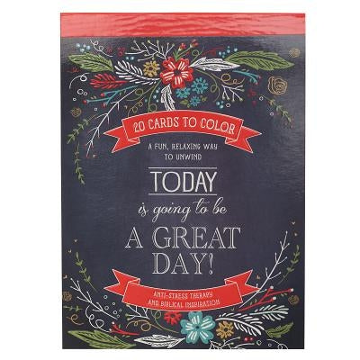 Coloring Postcards a Great Day by 