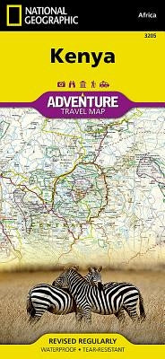 Kenya Map by National Geographic Maps