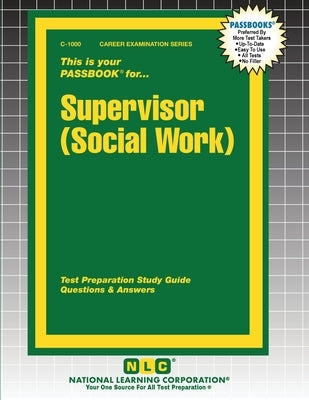 Supervisor (Social Work) by Passbooks