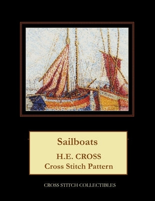 Sailboats: H.E. Cross cross stitch pattern by George, Kathleen