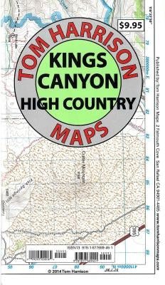 Kings Canyon High Country Trail Map by Harrison, Tom