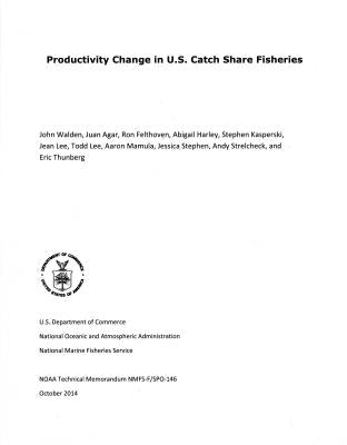 Productivity Change in U.S. Catch Share Fisheries by Walden, John