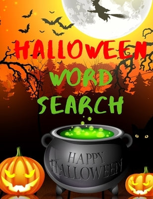 Halloween Word Search: Activity Book for Kids or Adults with Solutions by Draws, Mickeal