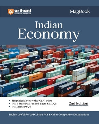 Arihant Magbook Indian Economics for UPSC Civil Services IAS Prelims / State PCS & other Competitive Exam IAS Mains PYQs by Pandey, Manohar