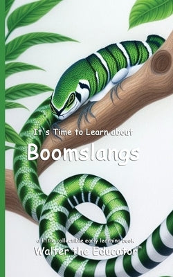 It's Time to Learn about Boomslangs by Walter the Educator