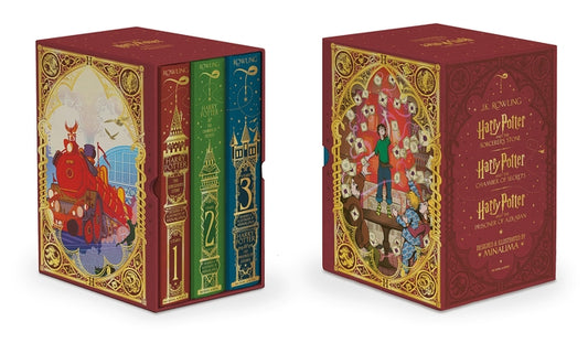Harry Potter Books 1-3 Boxed Set (Minalima Editions) by Rowling, J. K.