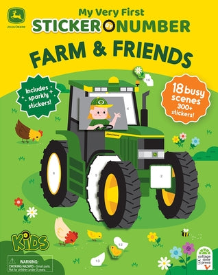 My Very First Sticker by Number John Deere Kids Farm & Friends by Clark