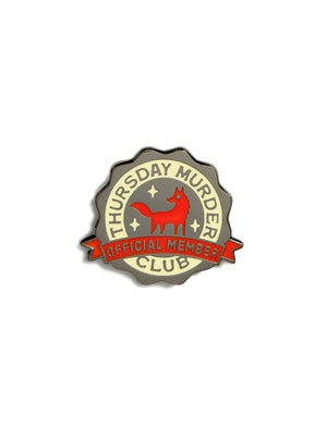 Thursday Murder Club: Official Member Enamel Pin by Out of Print
