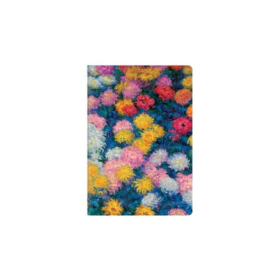 Monet's Chrysanthemums A6 Unlined Softcover Cahier, 80pg, 100gsm by Paperblanks (Monet's Chrysanthemums) by Paperblanks