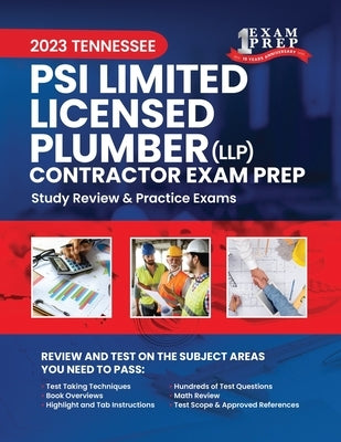 2023 Tennessee PSI Limited Licensed Plumber Contractor Exam Prep: 2023 Study Review & Practice Exams by Inc, Upstryve