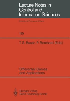 Differential Games and Applications by Basar, Tamer S.
