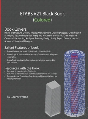 ETABS V21 Black Book: (Colored) by Verma, Gaurav