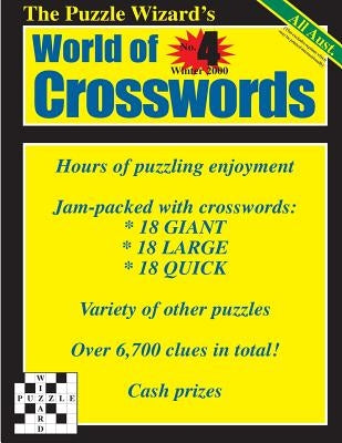 World of Crosswords No. 4 by The Puzzle Wizard
