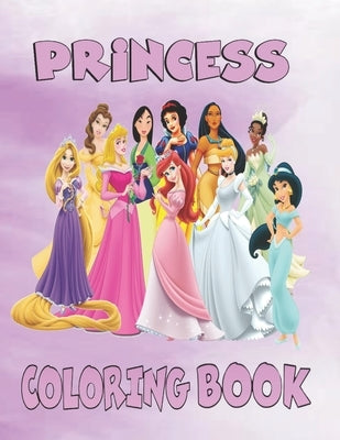 Pretty Princess Coloring Book: Beautiful Designs and Princesses Coloring Pages for All Ages by Edition, Hamza