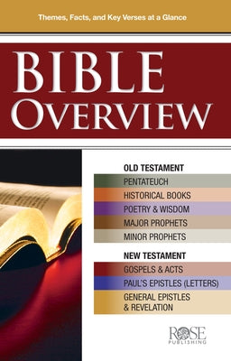 Bible Overview: Know Themes, Facts, and Key Verses at a Glance by Rose Publishing