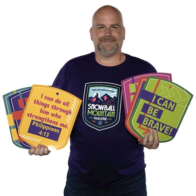 Vbs 2026 Snowball Mountain Challenge Decorating Mobiles (Pkg of 6): Find Your Strength in God by Cokesbury