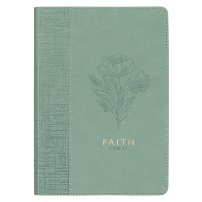 Journal Classic Green Faith 2 Cor. 5:7 by 