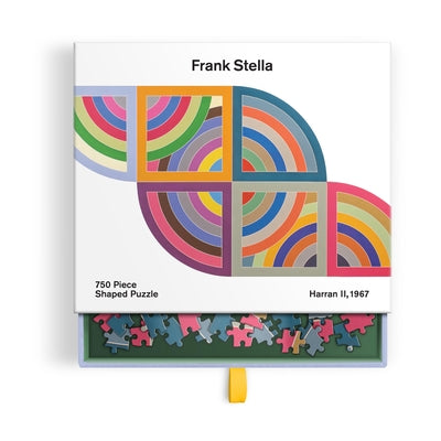 Frank Stella Harran II 750 Piece Shaped Puzzle in a Drawer Box by Galison, Galison