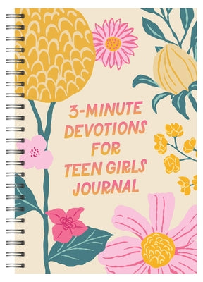 3-Minute Devotions for Teen Girls Journal by Compiled by Barbour Staff