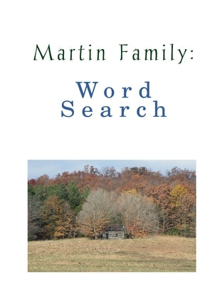 Martin Family: Word Search by Embry, Obiora